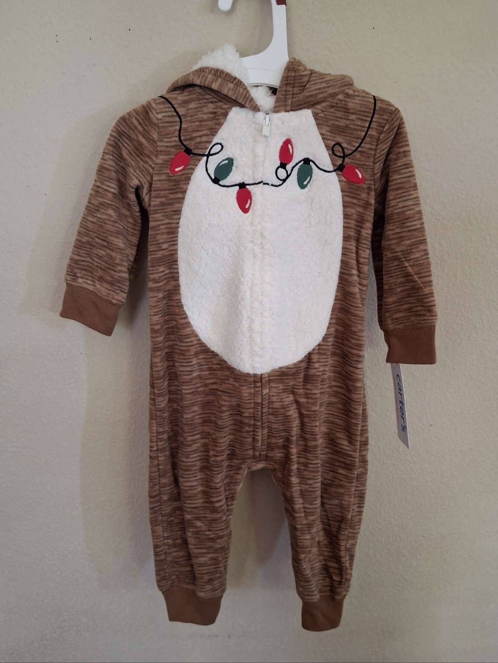 New Carters Reindeer 6 Mo One Piece